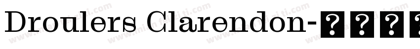 Droulers Clarendon字体转换